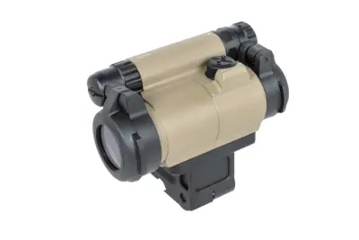 asgbox.pl - Kolimator JJ Airsoft M5 z regulowanym montażem Tan