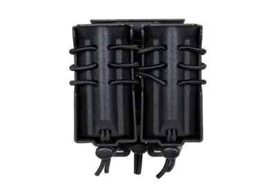 asgbox.pl - Ładownica na 2 magazynki 9mm i magazynek M4/M16 Wosport Urban Assault Quick Pull Czarny