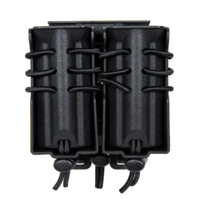 asgbox.pl - Ładownica na 2 magazynki 9mm i magazynek M4/M16 Wosport Urban Assault Quick Pull Czarny