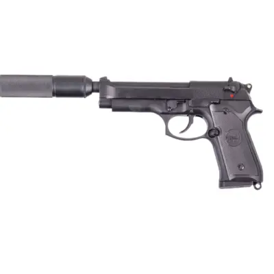 Replika pistoletu SR92 z tłumikiem - czarna (OUTLET) OUT-72-037860-00 asgbox.pl Replika pistoletu SR92 z tłumikiem - czarna (OUTLET) OUT-72-037860-00 asgbox.pl