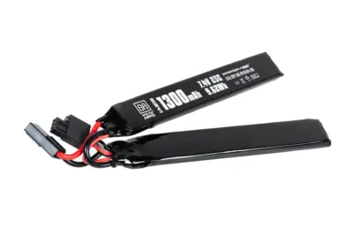 asgbox.pl - Akumulator Li-Po Specna Arms x Gens Ace 1300 mAh 25C 2-modułowy 7.4V Tamiya mini G-Tech