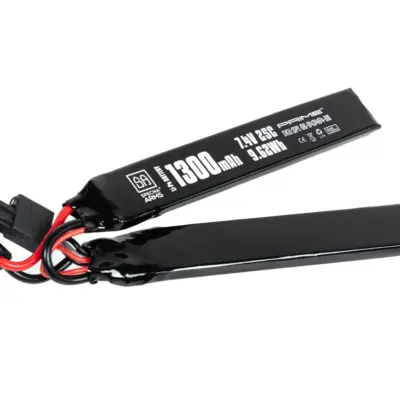 asgbox.pl - Akumulator Li-Po Specna Arms x Gens Ace 1300 mAh 25C 2-modułowy 7.4V Tamiya mini G-Tech