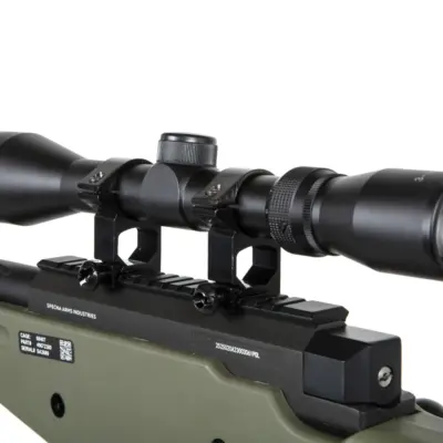 asgbox.pl - Replika karabinu snajperskiego Specna Arms SA-S11 EDGE™ z lunetą i dwójnogiem Oliwkowa