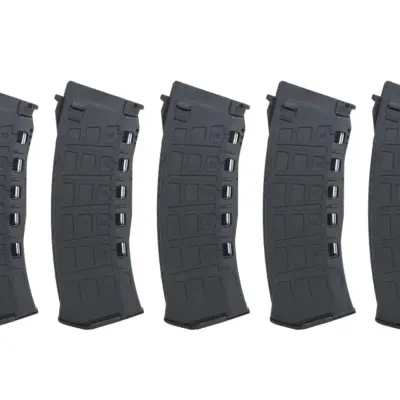 asgbox.pl - Magazynek Mid-Cap 130/ 30 kulek Arcturus EMM AK12 Variable-Cap do replik AK Czarny (5 pack)