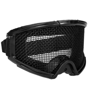 asgbox.pl - Taktyczne gogle z siatką - Czarne