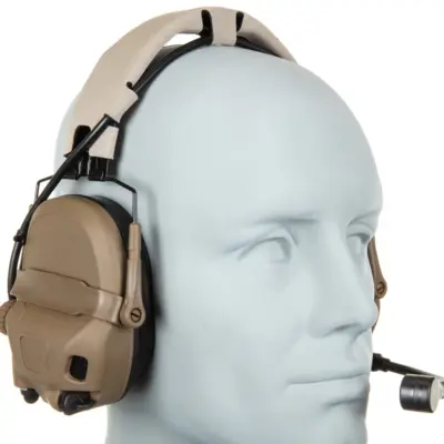 asgbox.pl - Taktyczny zestaw słuchawkowy Wosport HD-17-A Gen 6 Tan