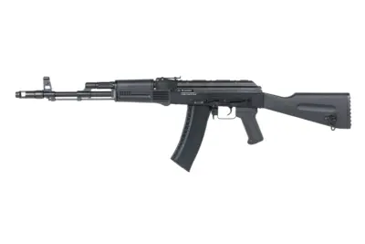 Karabinek ASG ICS Airsoft MAR ze stałą kolbą Czarny - obrazek 3