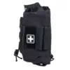 Taktyczna apteczka zrywana z rzepem Wosport Czarna OD-G-WSP-19-039760-00 asgbox.pl