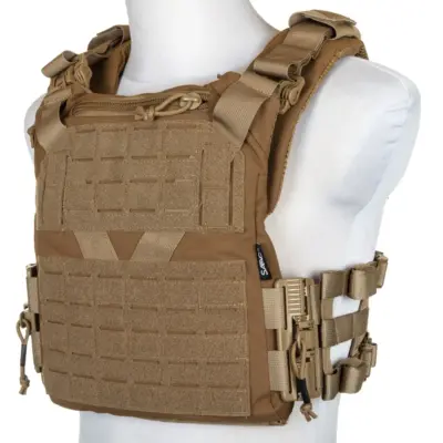 asgbox.pl - Kamizelka Taktyczna typu Plate Carrier Specna Arms Tactical QR IV Tan