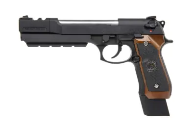 Pistolet ASG WE GP331 BIOHAZARD - Mod. B. Burton Brown Grip (Single only) - obrazek 2