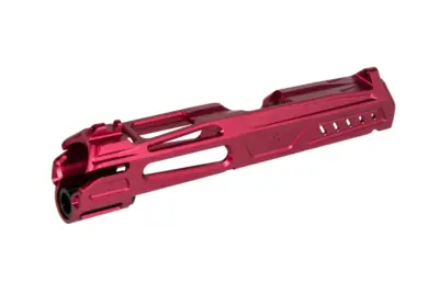 asgbox.pl - Aluminiowy zamek LA Capa Customs x SpeedQB COBRA do replik TM Hi-Capa 4.3 Czerwony