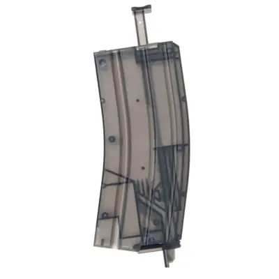 asgbox.pl - Zestaw 5 Magazynków Mid-Cap SRC do AR/M4 na 140 kulek Czarny + speedloader