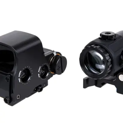 asgbox.pl - Zestaw kolimatora WADSN typu XTO z magnifierem typu T43 Czarny