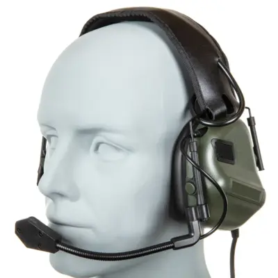 asgbox.pl - Taktyczny zestaw słuchawkowy Wosport HD-08 Gen. 5 Oliwkowy