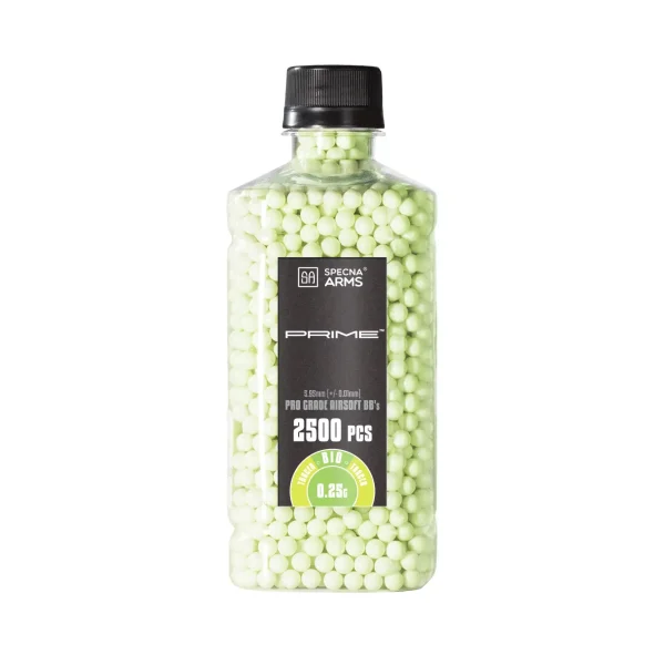 asgbox.pl - Kulki precyzyjne Specna Arms PRIME™ BIO Tracer 0.25g - 2500 szt.