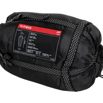 asgbox.pl - Śpiwór Alpinus Survival 1300 (+4°C / -16°C) (Prawy) Oliwkowy
