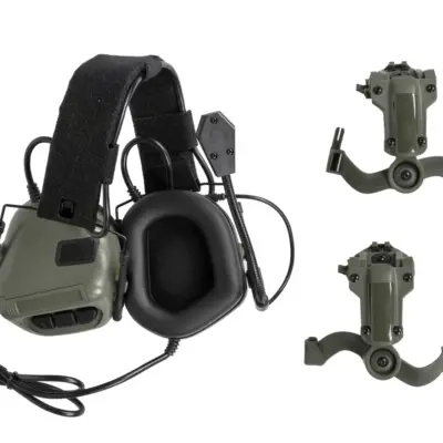 asgbox.pl - Taktyczne słuchawki Gen. 5 Wosport HD-19 Oliwkowe