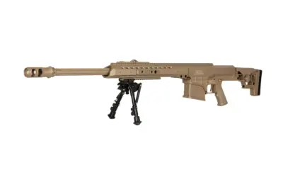 Replika karabinu wyborowego Barret MRAD (SW-017) - Tan - obrazek 2