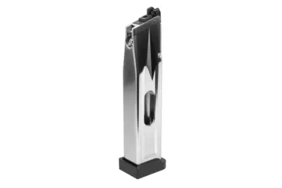 Magazynek CO2 30 kulek SRC do replik typu Hi-Capa QB Czarno-srebrny - obrazek 2