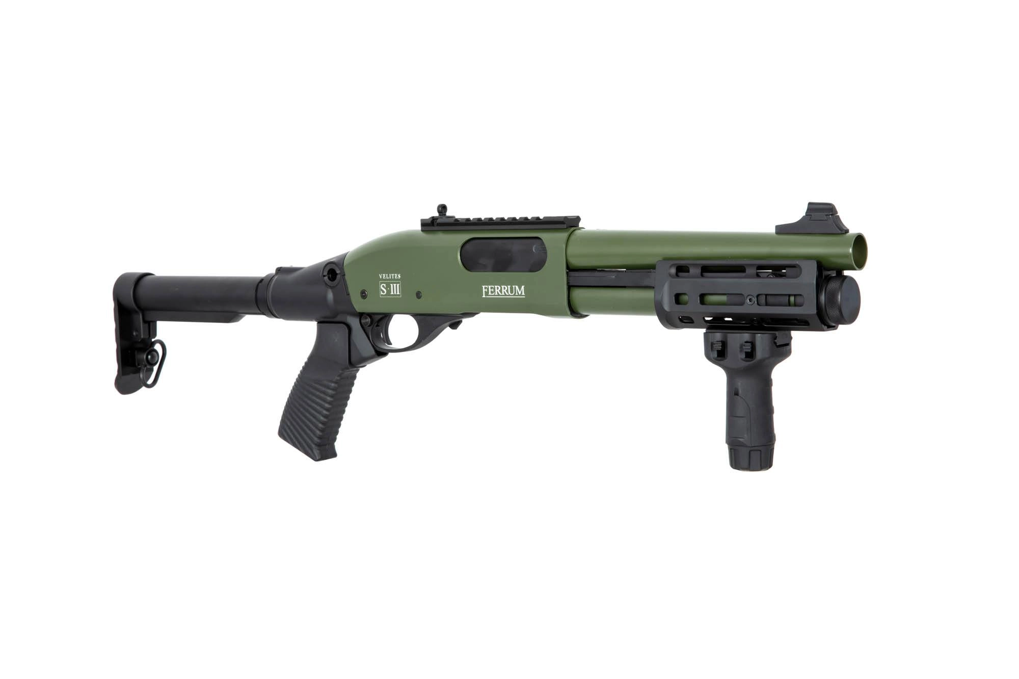 Replika strzelby VELITES FERRUM S-III - oliwkowa SEU-03-032655-00 asgbox.pl Replika strzelby VELITES FERRUM S-III - oliwkowa - obrazek 3