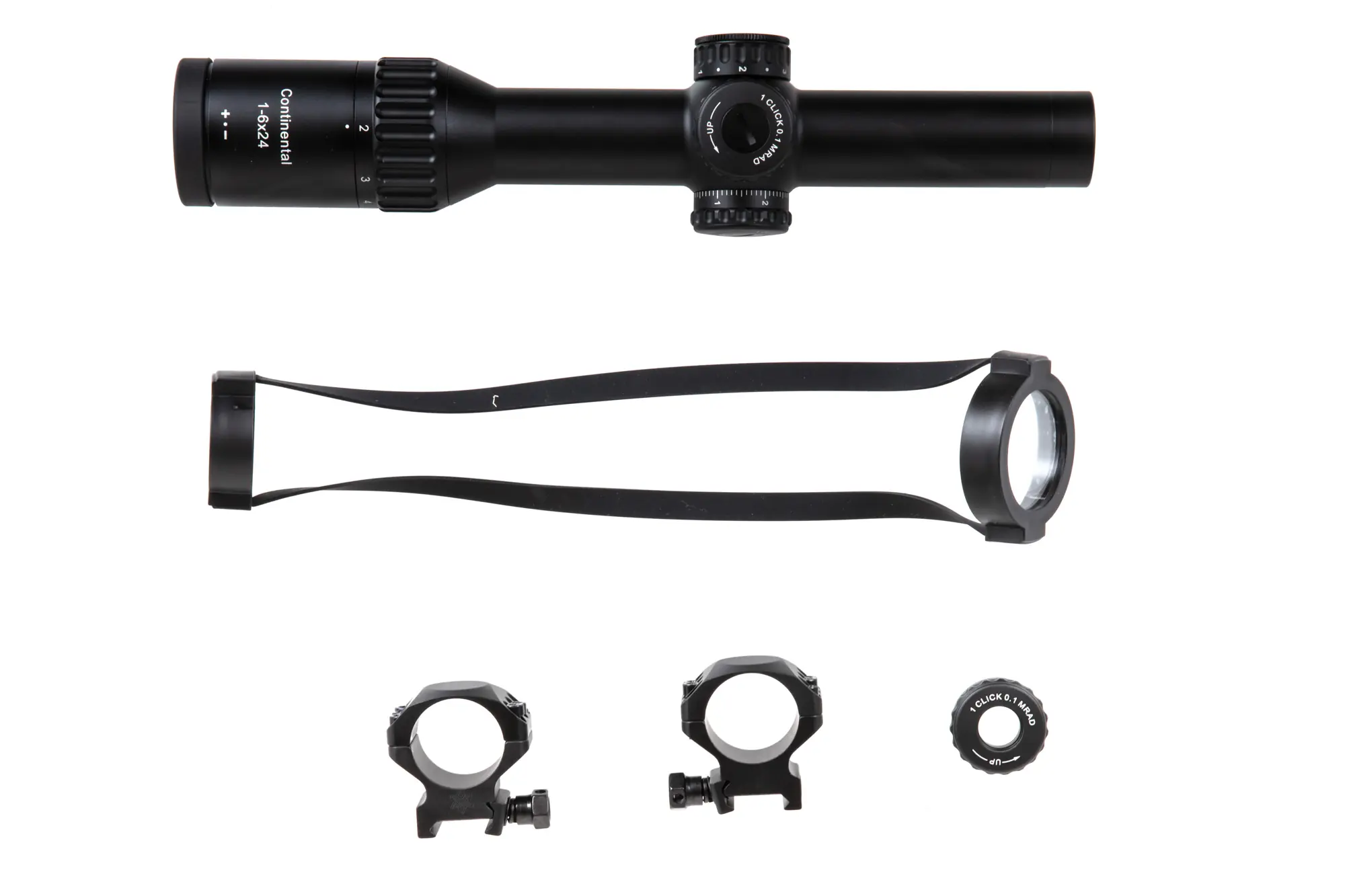 Luneta Vector Optics Continental X6 1-6x24I Fiber Tactical VEC-10-043267-00 asgbox.pl asgbox.pl - Luneta Vector Optics Continental X6 1-6x24I Fiber Tactical