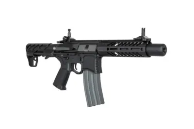 Replika karabinka SBR8 Seekins Precision 7" z tłumikiem - Czarny - obrazek 3