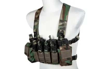 Taktyczny Chest Rig typu D3CRX - Woodland - obrazek 4