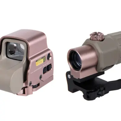 Zestaw kolimatora WADSN typu XTO z magnifierem typu T33 Dark Earth WDN-10-039044-00 asgbox.pl