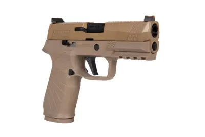 Replika pistoletu gazowego WE F18 Compact Green Gas TAN - obrazek 3
