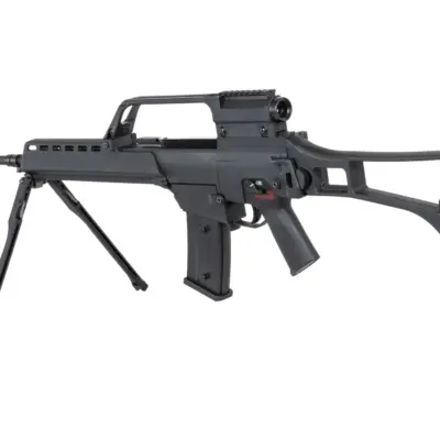 asgbox.pl - Karabinek ASG SRC DUAL POWER SR36E GB-301 z dwójnogiem i lunetą Czarny