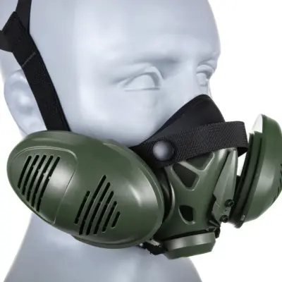 Alternative view of Maska Tactical Respirator Modeling Mask Oliwkowy