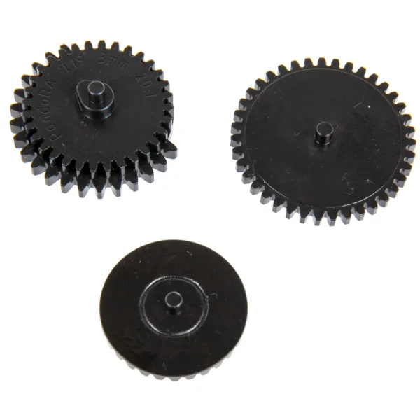 asgbox.pl - Zestaw Stalowych zębatek CNC SR25 (19 zębów) Retro Arms PandoRA 21:1 (3mm)