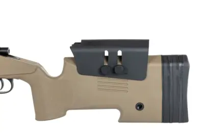 Karabin wyborowy ASG Specna Arms SA-S02 CORE™ High Velocity Upgraded Tan - obrazek 3