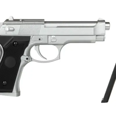 asgbox.pl - Replika pistoletu elektrycznego CM126 Silver (z akumulatorem)