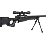 asgbox.pl - Replika karabinu snajperskiego Specna Arms SA-S11 EDGE™ z lunetą i dwójnogiem Czarna