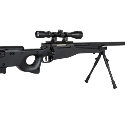 asgbox.pl - Replika karabinu snajperskiego Specna Arms SA-S11 EDGE™ z lunetą i dwójnogiem Czarna