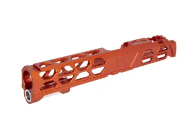 asgbox.pl - Aluminiowy zamek LA Capa Customs VOID do replik TM Hi-Capa 5.1 Pomarańczowy