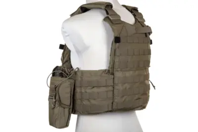 Kamizelka Plate Carrier Emerson Gear 6094A Style z zestawem ładownic Ranger Green - obrazek 3