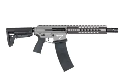 Strzelba ASG Double Bell TTI Genesis Arms Gen-12 Kestrel ETU Szara - obrazek 3