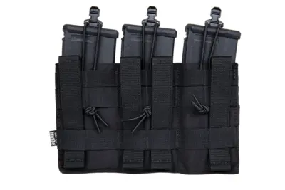 Potrójna uniwersalna ładownica na magazynki Primal Gear Czarny - obrazek 2