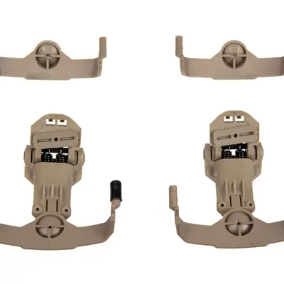 asgbox.pl - Adapter słuchawek typu Comtac na szyny typu MTEK (Typ AMP) - Dark Earth