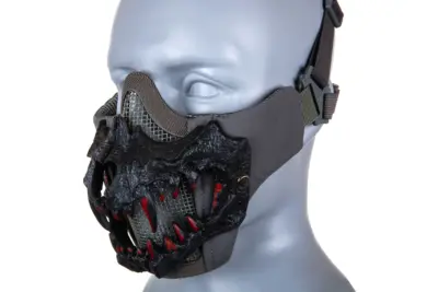 asgbox.pl - Maska Stalker EVO Fangs Upgrade Szary