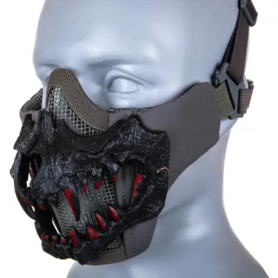 asgbox.pl - Maska Stalker EVO Fangs Upgrade Szary