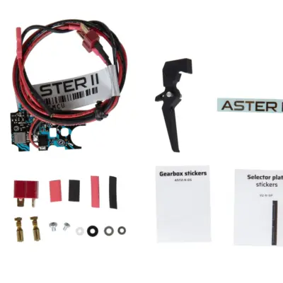asgbox.pl - Zestaw kontrolera GATE ASTER II Bluetooth® for V2 GB + Quantum Trigger 2 [AEG & HPA] [Rear Wired] Expert