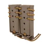 asgbox.pl - Ładownica na 2 magazynki 9mm Wosport Urban Assault Long Quick Pull Tan