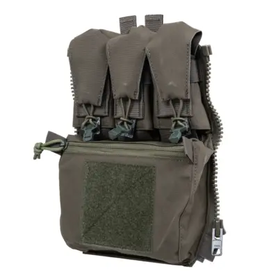 asgbox.pl - Panel szturmowy V5 PC z ładownicami pistoletowymi Wosport Ranger Green