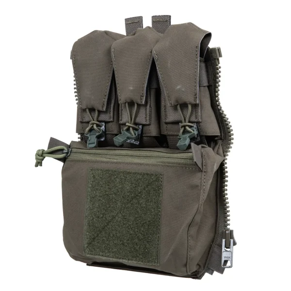 asgbox.pl - Panel szturmowy V5 PC z ładownicami pistoletowymi Wosport Ranger Green