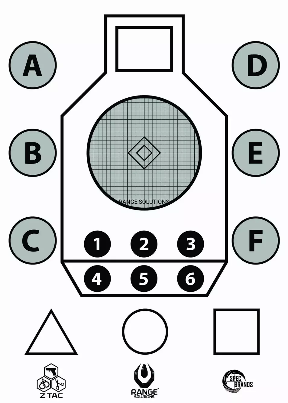 Tarcze Strzeleckie Aim Small - 500 szt. RAN-14-035462-00 asgbox.pl asgbox.pl - Tarcze Strzeleckie Aim Small - 500 szt.