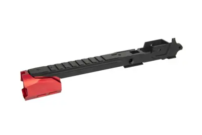 asgbox.pl - Customowy dolny szkielet R EDGE do replik Hi-Capa 5.1 + kompensator - Czerwony