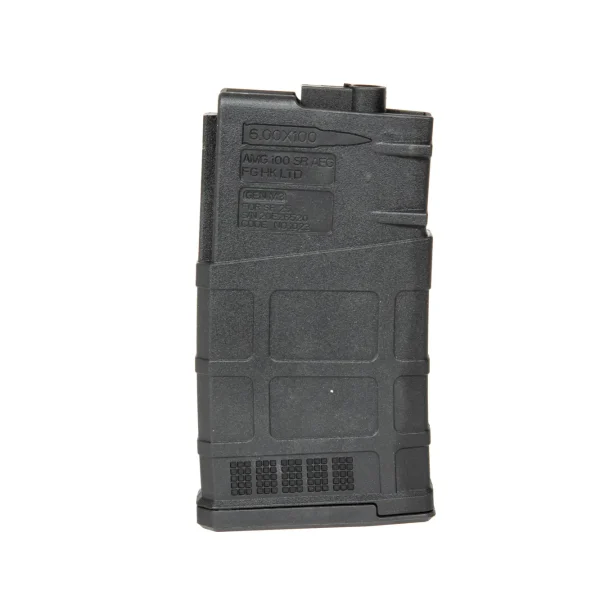 asgbox.pl - Magazynek Mid-Cap 100 kulek do replik AR308/SR25 - Czarny